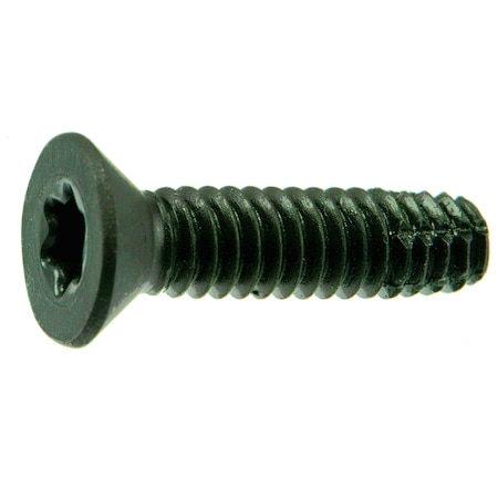 Saberdrive 1/4"-20 x 1 in Torx Flat Machine Screw, Black Phosphate Steel 51267